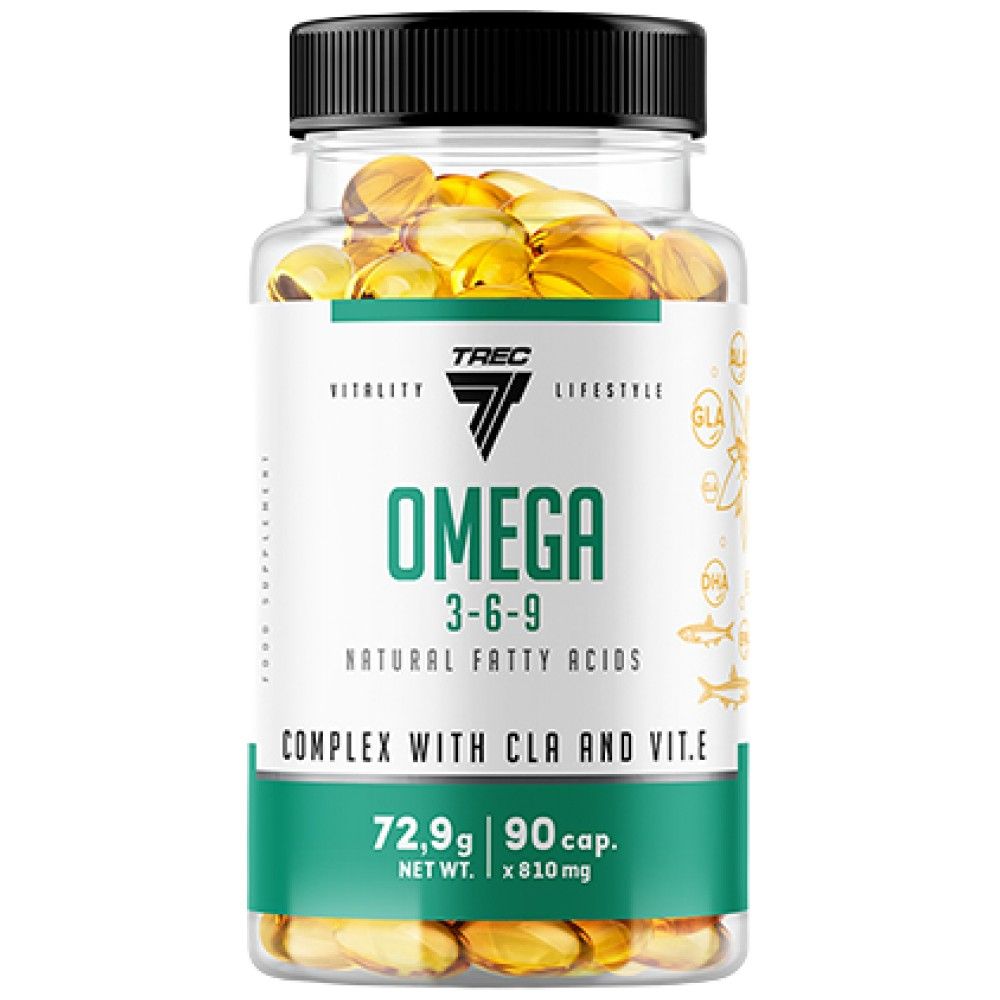 Omega 3-6-9-90 gelio kapsulės