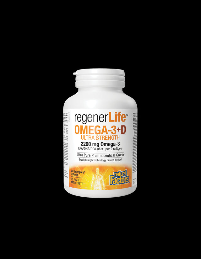 RegenerLife™ Omega-3+D Ultra Strength - 90 дражета - Feel You