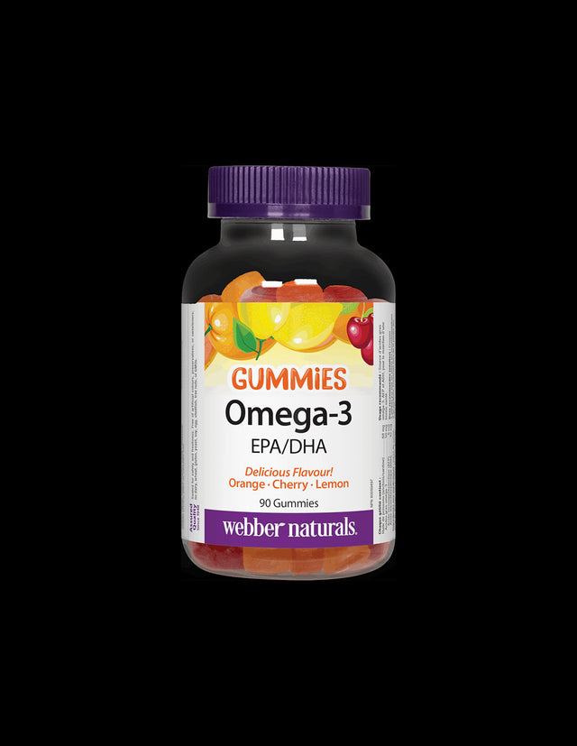 Omega-3 Gummies/ Омега-3 х 90 желирани таблетки с вкус на портокал, череша и лимон - Feel You