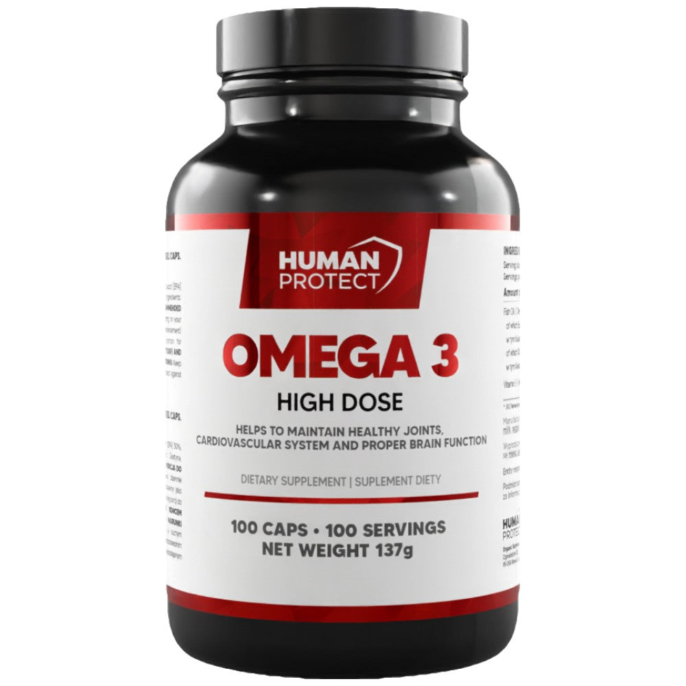 Omega 3 High Dose | With 50% EPA & 25% DHA - 100 capsules