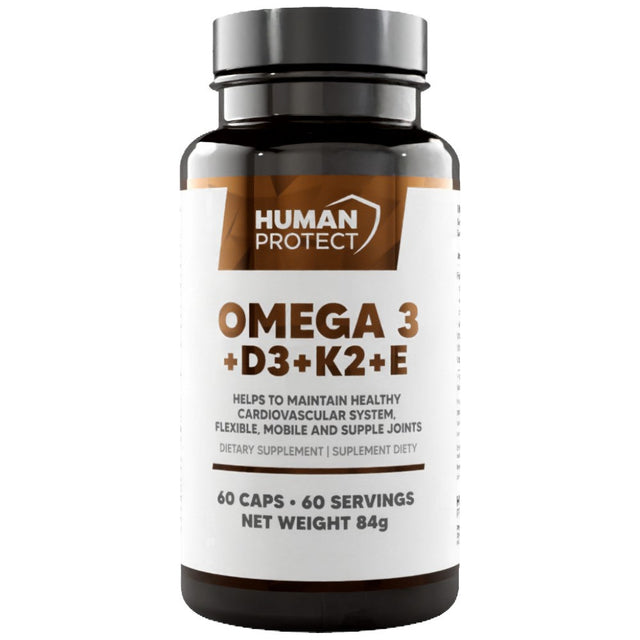 Omega 3 + D3 + K2 + E 60 капсули - Feel You