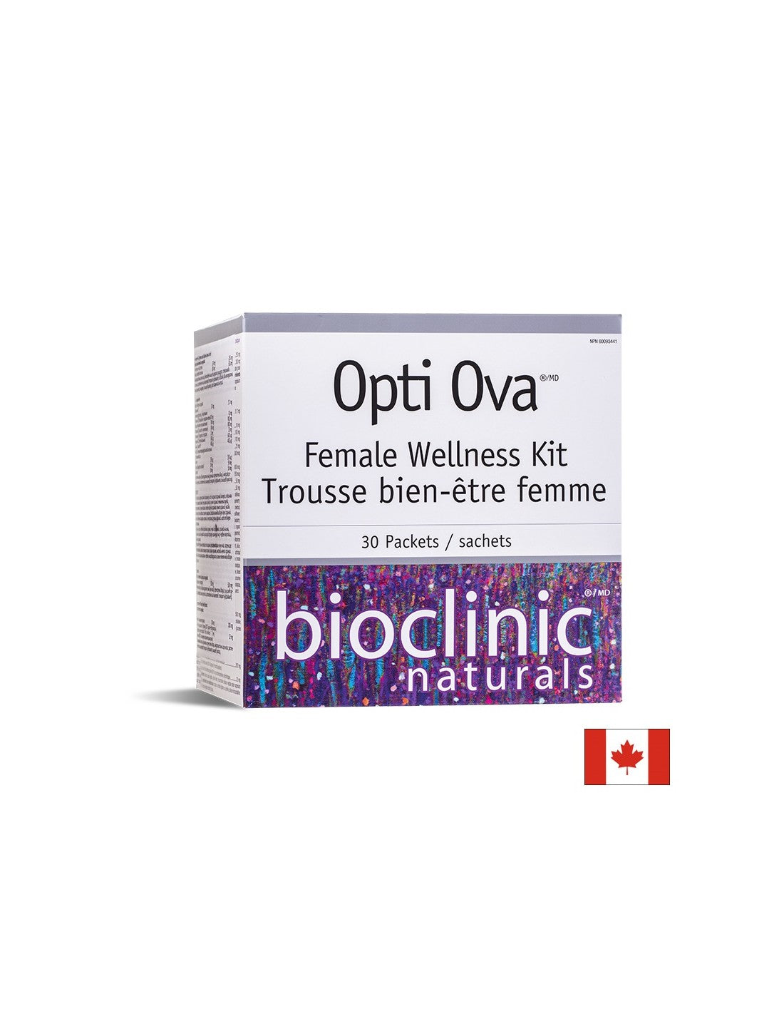 Kit de bienestar femenino Opti Ova™: programa de fertilidad para mujeres, 30 sobres <tc>Natural Factors</tc>