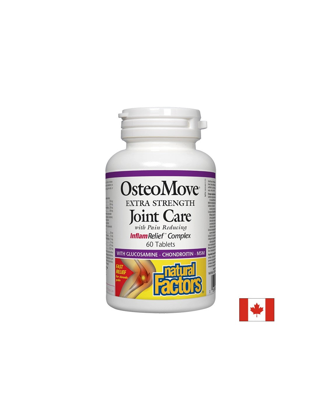 „Osteomove“ papildoma stiprumo jungtinė priežiūra 1431 mg - 60 tablečių