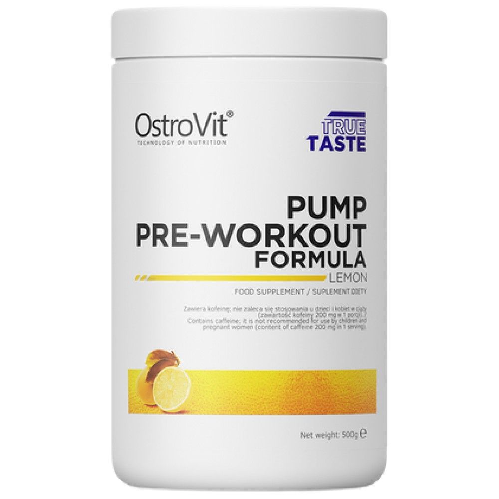 PUMP Pre-Workout Formula - 500 grams