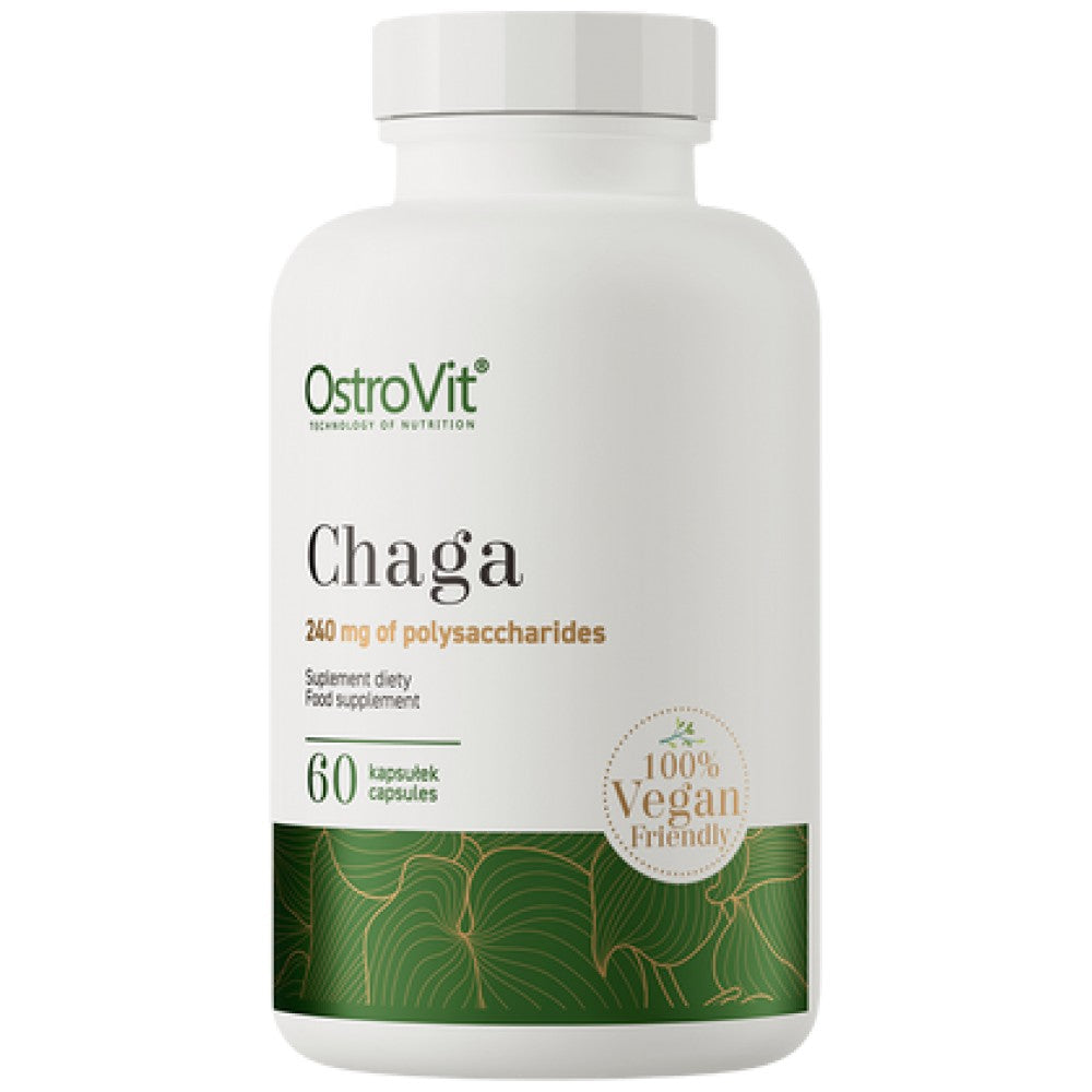 Chaga 600 mg | Vege 60 kapsulės