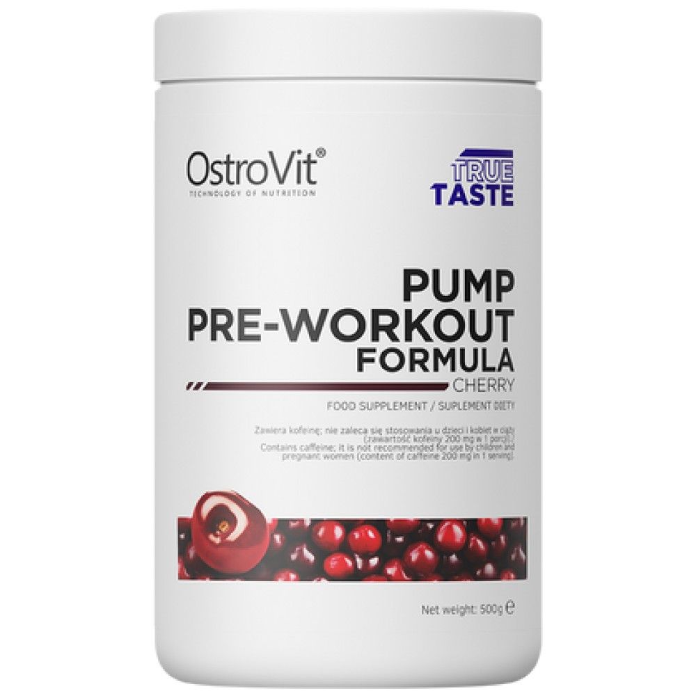 PUMP Pre-Workout Formula - 500 grams