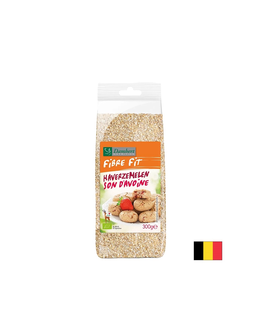 Oat bran BIO, 300 g
