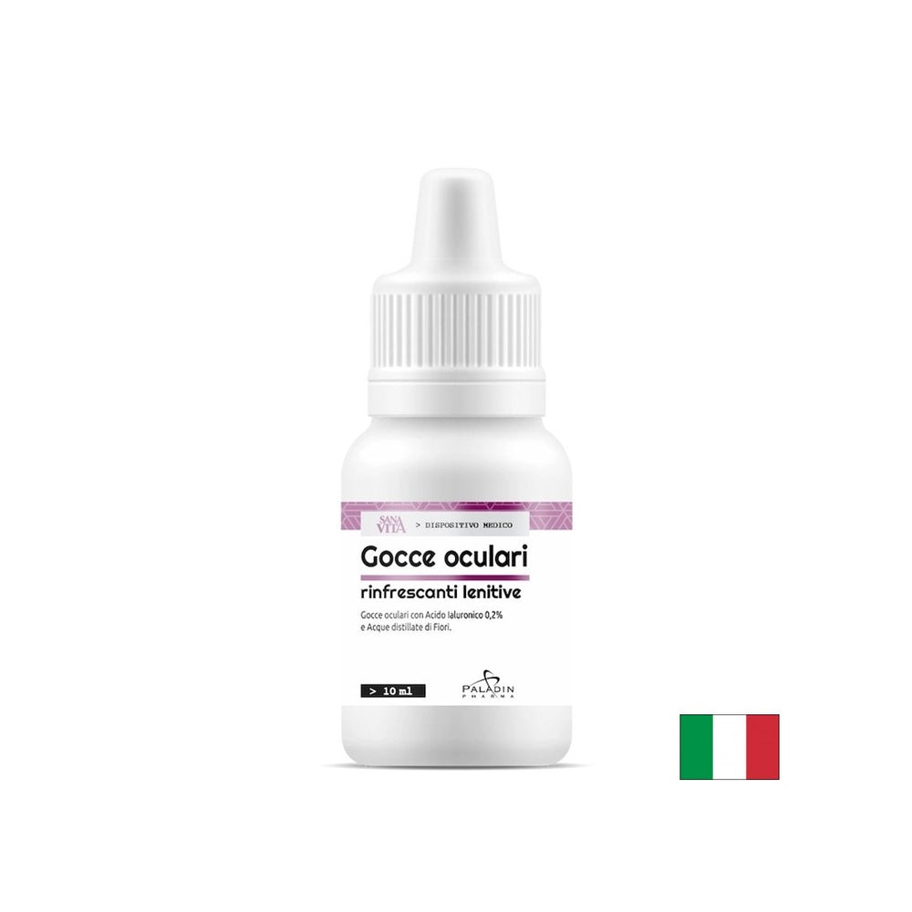 Moisturizing eye drops with hyaluronic acid (when using contact lenses), 10 ml