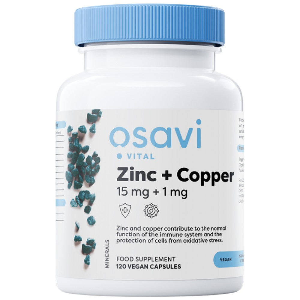 Zinc + Copper | L-OptiZinc® - 120 капсули