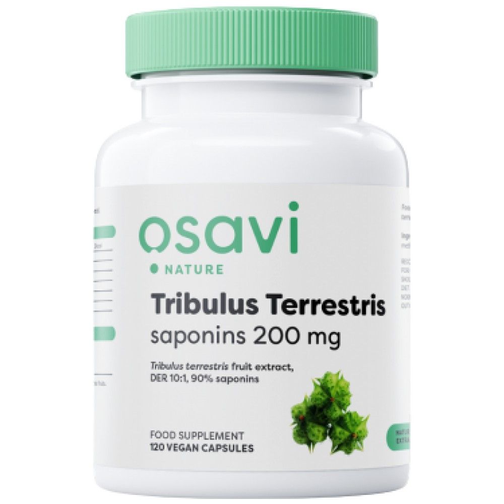 Tribulus Terrestris 90% | 200 mg Saponins - 120 capsules