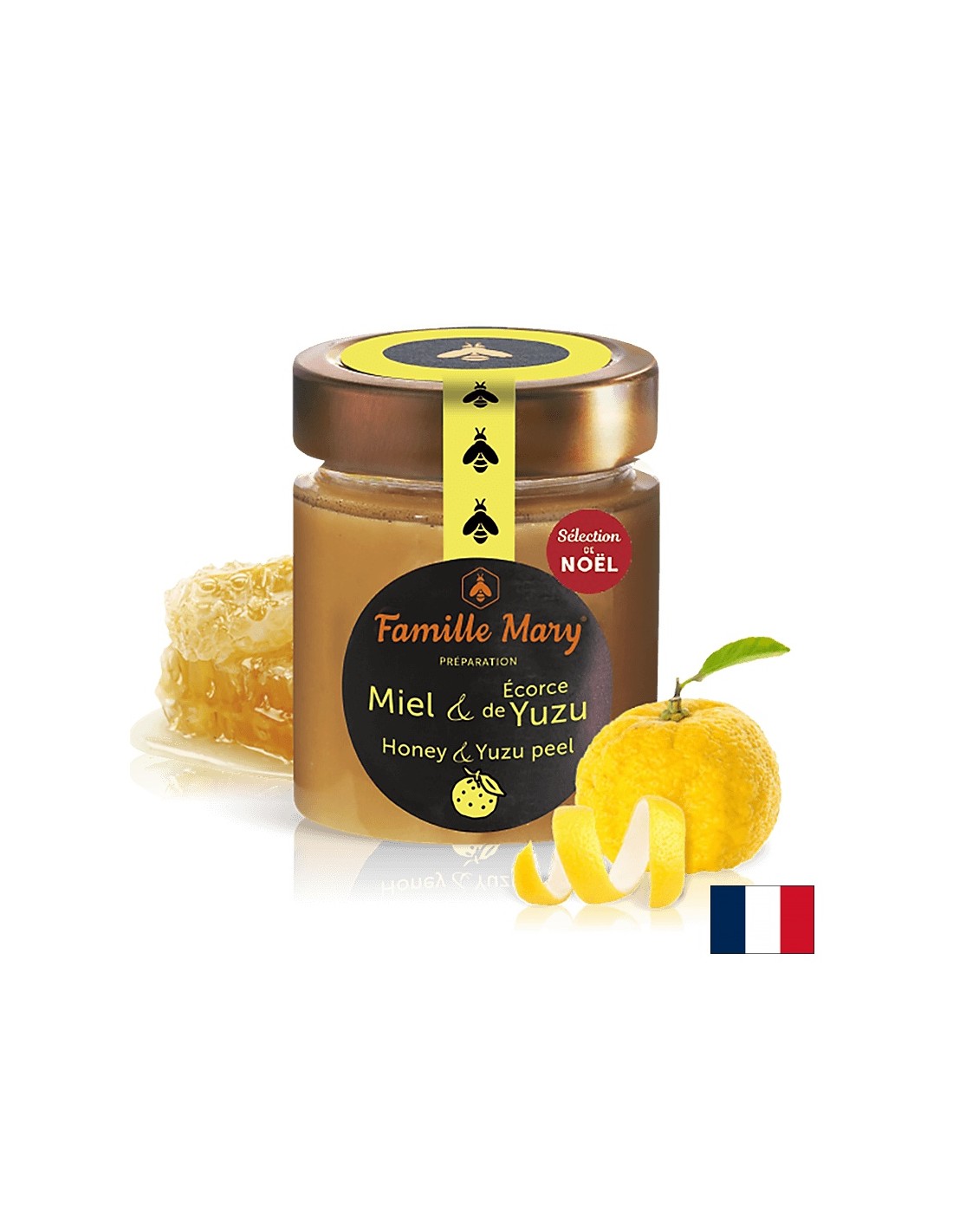Μέλι από γαλλικά λουλούδια και φλοιό yuzu, 170 g