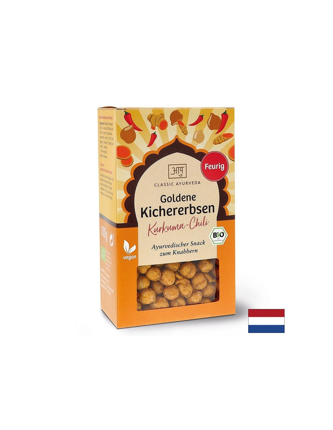 Năut copt (cu turmeric - chili), Bio, 100 g