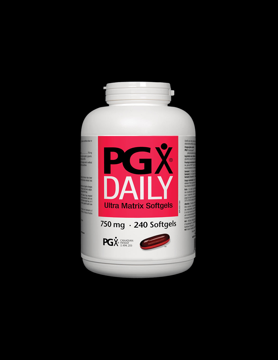 PGX Daily / Ultra Matrix Softgels 750 mg - 240 Гел капсули - Feel You