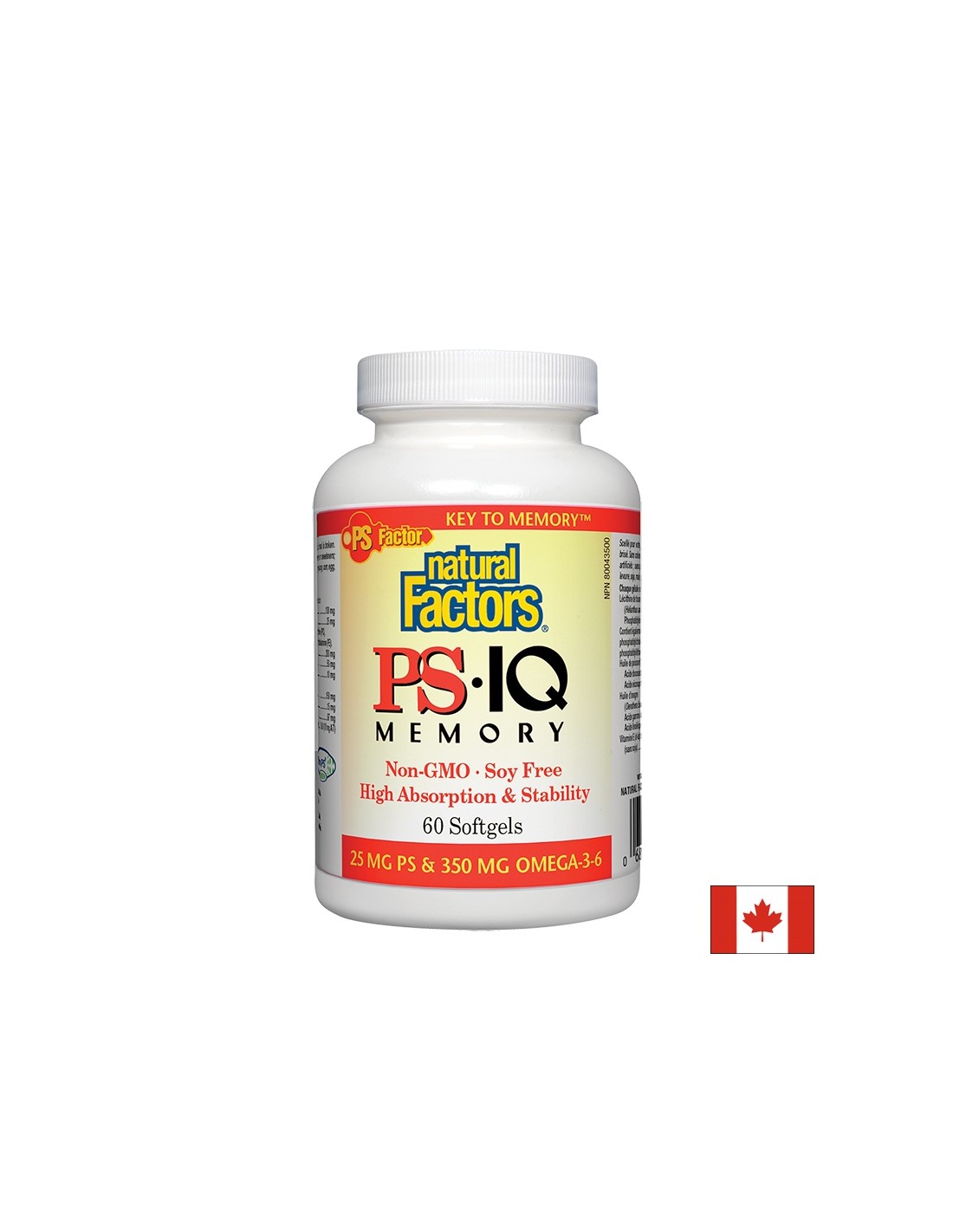 PS-IQ Memory - 60 capsule de gel