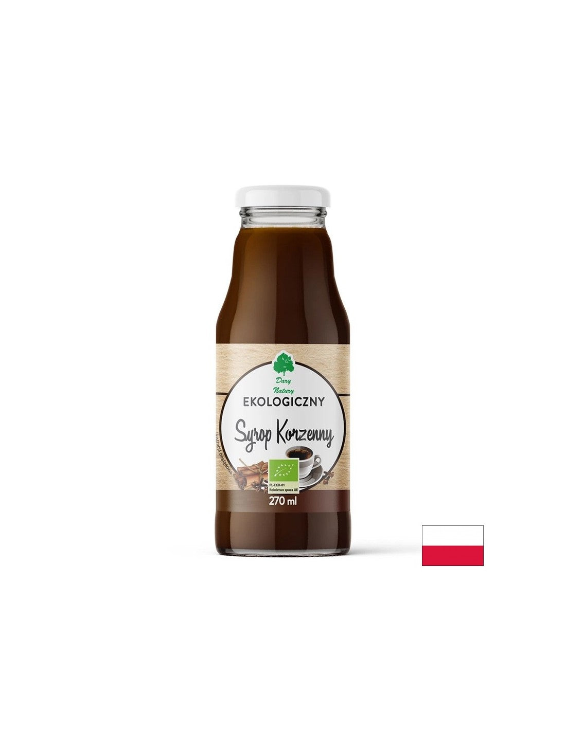 Sciroppo piccante con spezie - per aggiungere bevande e dessert, 270 ml