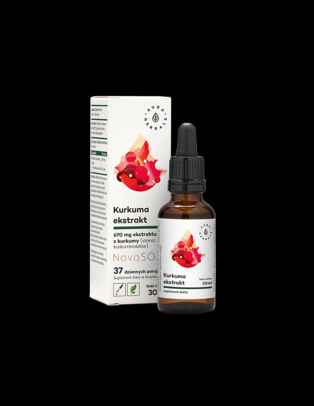 Подпомага нормалното състояние на ставите - Куркума, 30 ml капки Aura Herbals - Feel You