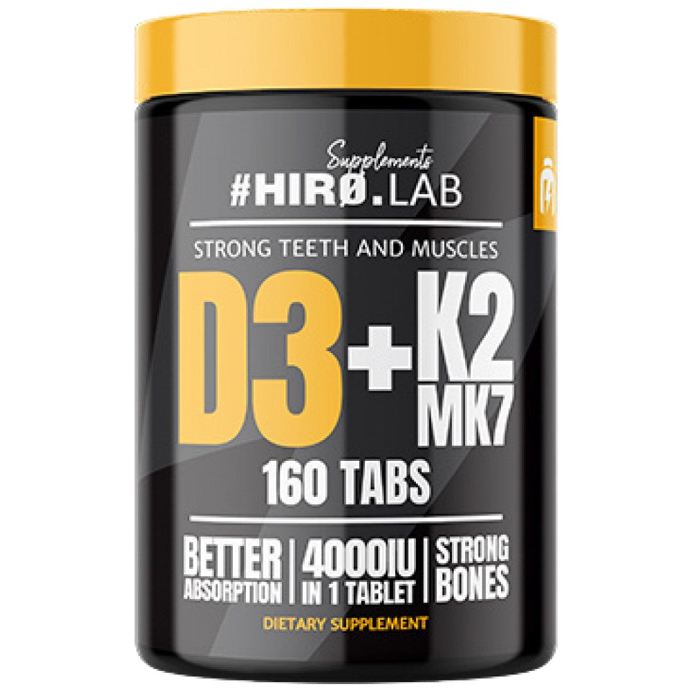 Vitamin D3 4000 + K2 MK7 100 mcg 160 Таблетки - Feel You