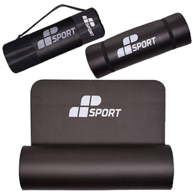 NBR Fitness Yoga Mat / Постелка за фитнес и йога / 180см х 60см х 1.5см - С чанта за носене - Различни цветове - Feel You