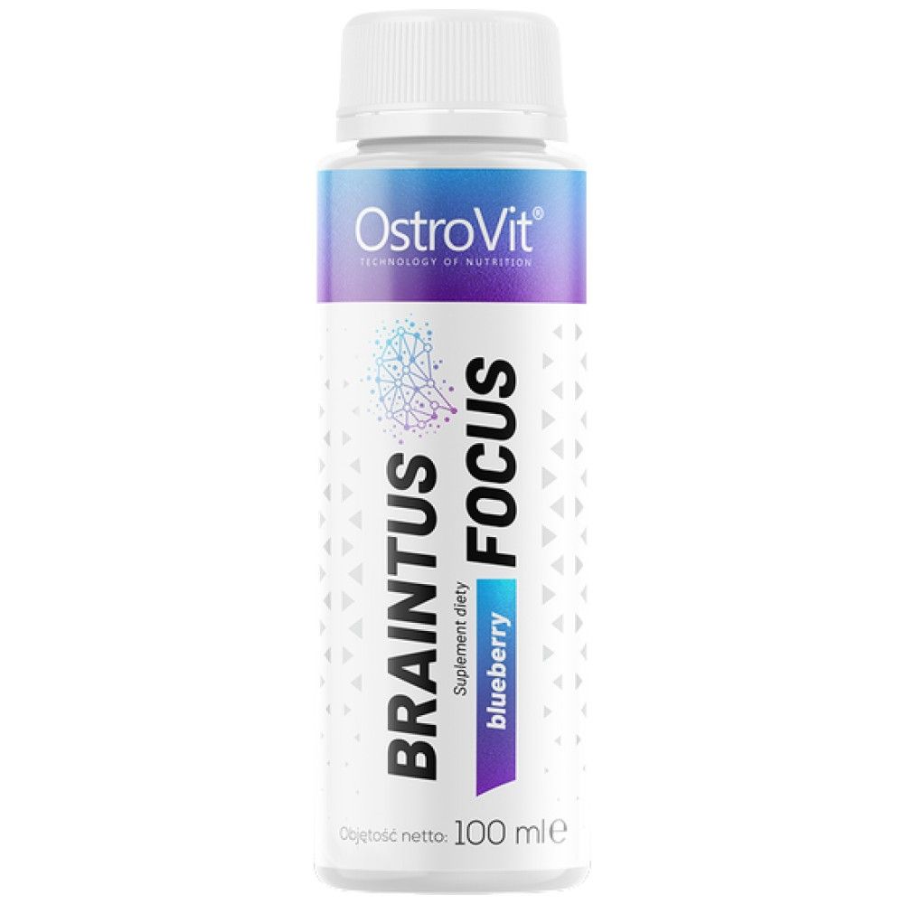 „Braintus Focus Shot“ | Energijos ir smegenų palaikymas - 20 x 100 ml