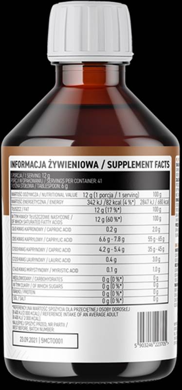 MCT õli 500 ml