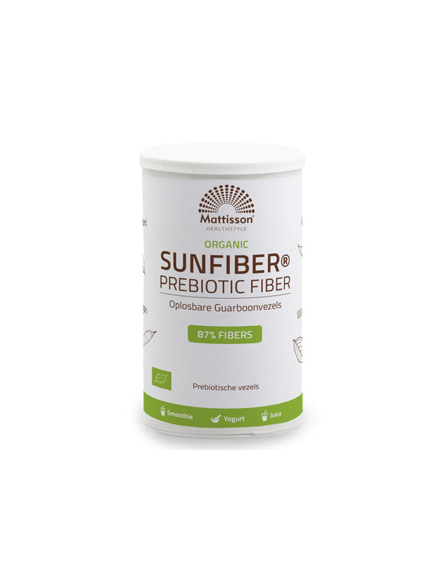 Пребиотични фибри Sunfiber Био, 125 g прах Mattisson Healthstyle - Feel You