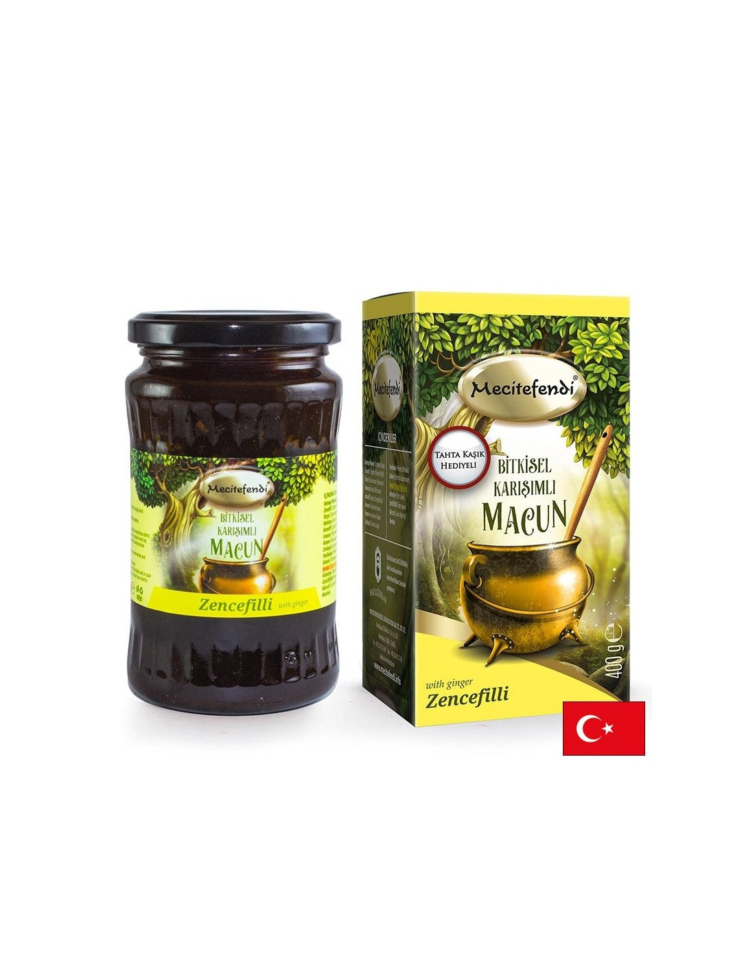 Pasta de hierbas con jengibre: inmunidad y sistema respiratorio, 400 g