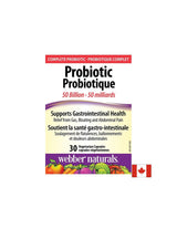 Probiotic 50 Milliardenkon - probiotic 50 Milliarde aktive Probiotik, 10 Stämme, 30 Kapselen Weber natierlech
