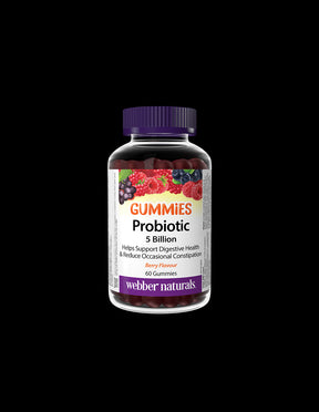 Probiotic Gummies 5 billion active probiotics, 60 jelly tablets, with a flavor of forest fruits - Nutra Best Europe