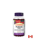Probiotic Gummies 5 billion active probiotics, 60 jelly tablets, with a flavor of forest fruits