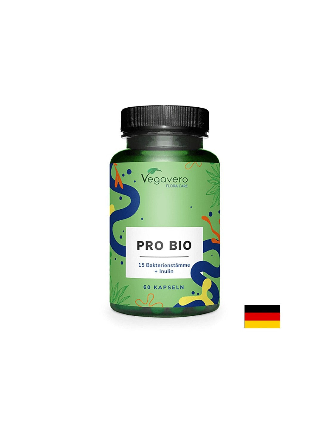 Probiotikum + inulin - 4 miliardy živých probiotických kultur, 90 <tc>Vegavero</tc> kapsle
