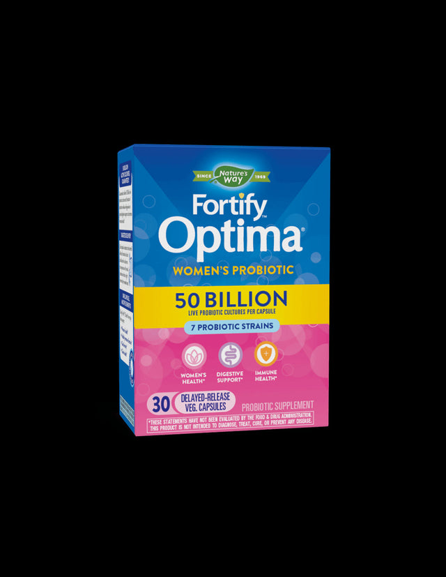 Пробиотик за жени - Fortify Optima Women’s Probiotic, 50 млрд. активни пробиотици, 30 капсули - Feel You