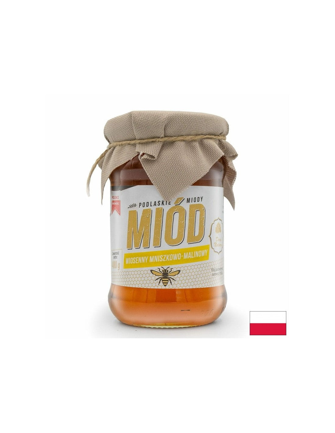 Regratov in malinov spomladanski med, 400 g <tc>Dary Natury</tc>
