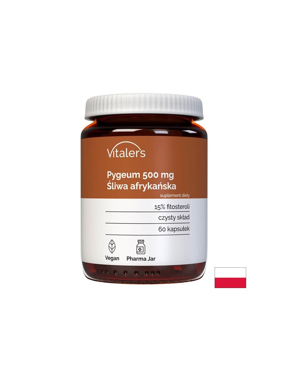 Prostate and urinary tract - Pygeum (African cherry), 500 mg x 60 capsules