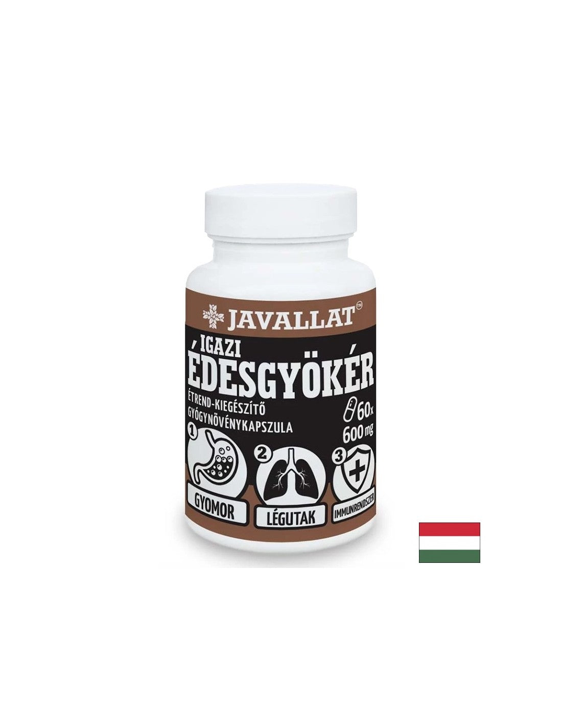 Razburjen želodec, gastritis in zgaga - sladka kapsula, 550 mg x 60 kapsul