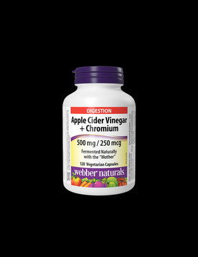 Weight reduction - Apple cider vinegar 500 mg + Chromium 250 µg, 120 capsules - Nutra Best Europe