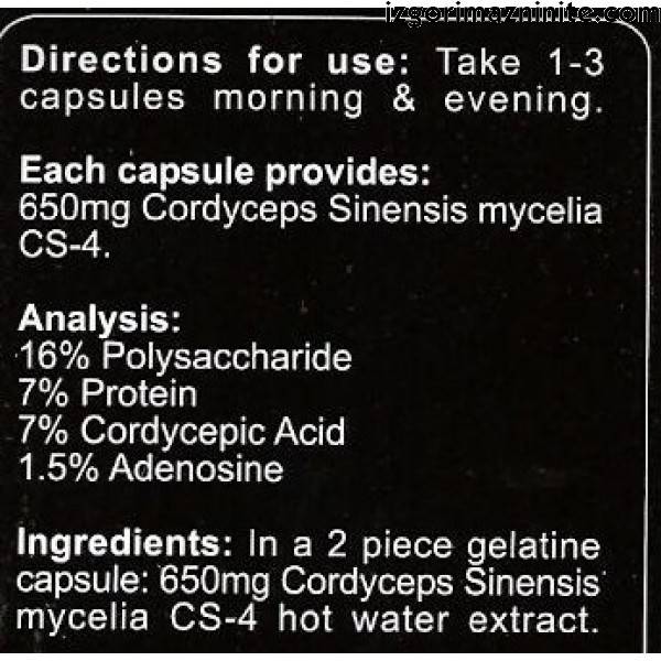 Cordyceps CS-4 90 капсули - Feel You