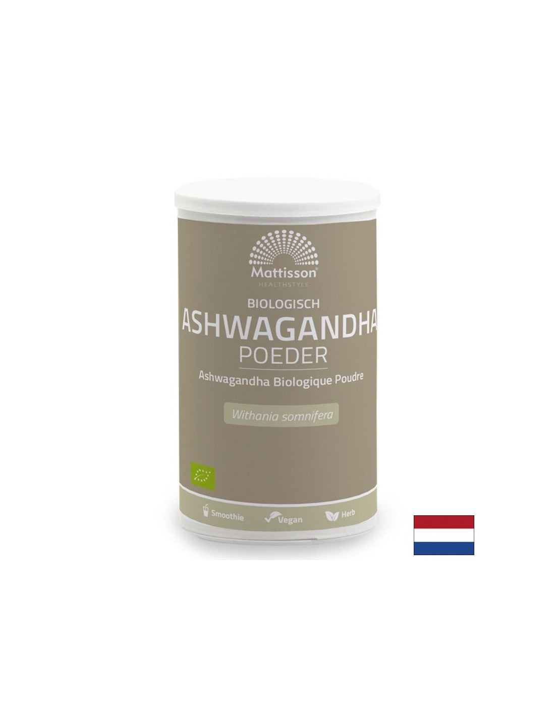 Relaxation du système nerveux - Ashwagandha Bio, poudre 200 g <tc>Mattisson Healthstyle</tc>