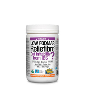 Reliefibre™ /Soluble Dietary Fiber 268 gx 40 Doses Natural Factors - Nutra Best Europe