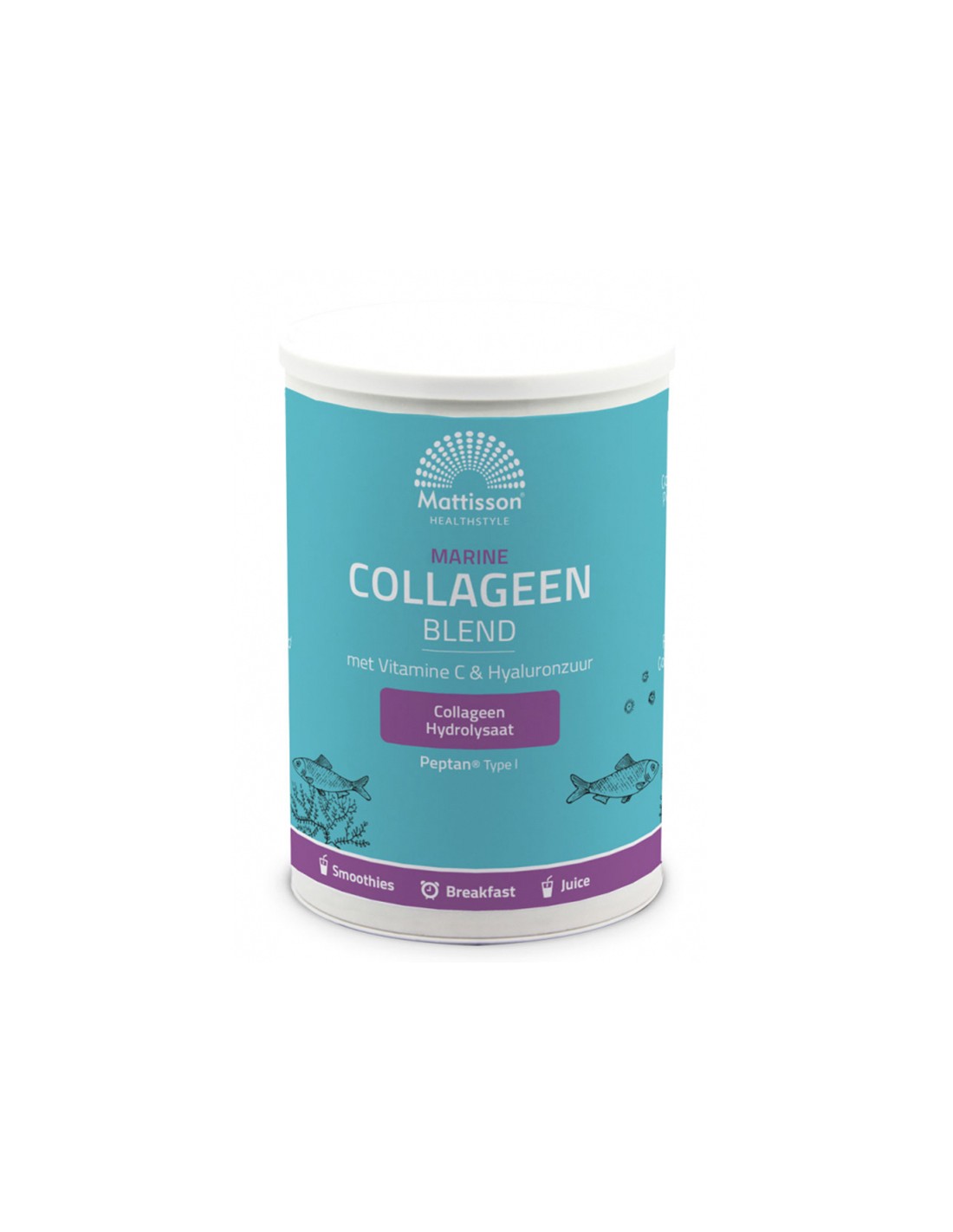 Рибен колаген тип I с витамин С и Хиалуронова киселина - Marine Collagen Peptan, 300 g - Feel You