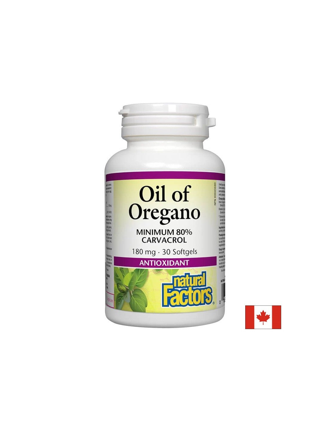Olej z Oregano Organické 180 mg - 30 gelů tobolek