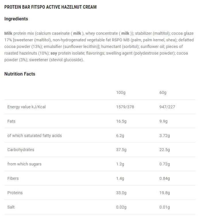 Active Bar Chocolate and Banana - 60 grams