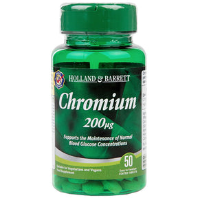 Chromium 200 mcg - 50 Tablets - Nutra Best Europe