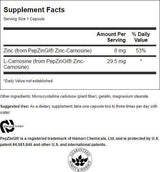 Ultra Zinc Carnosine (Pepzin GI) 37.5 mg 60 capsules