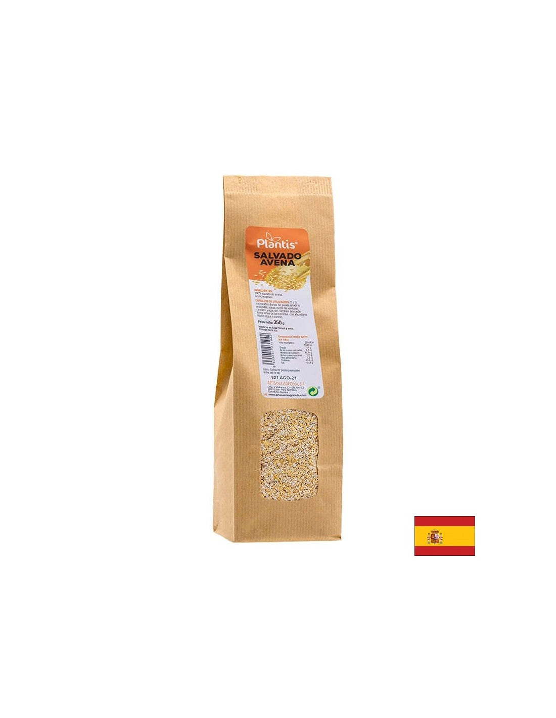 Oat Bran - Salvado Avena Plantéier® - Cholester-Chocation a gutt Verdauung, 350 g