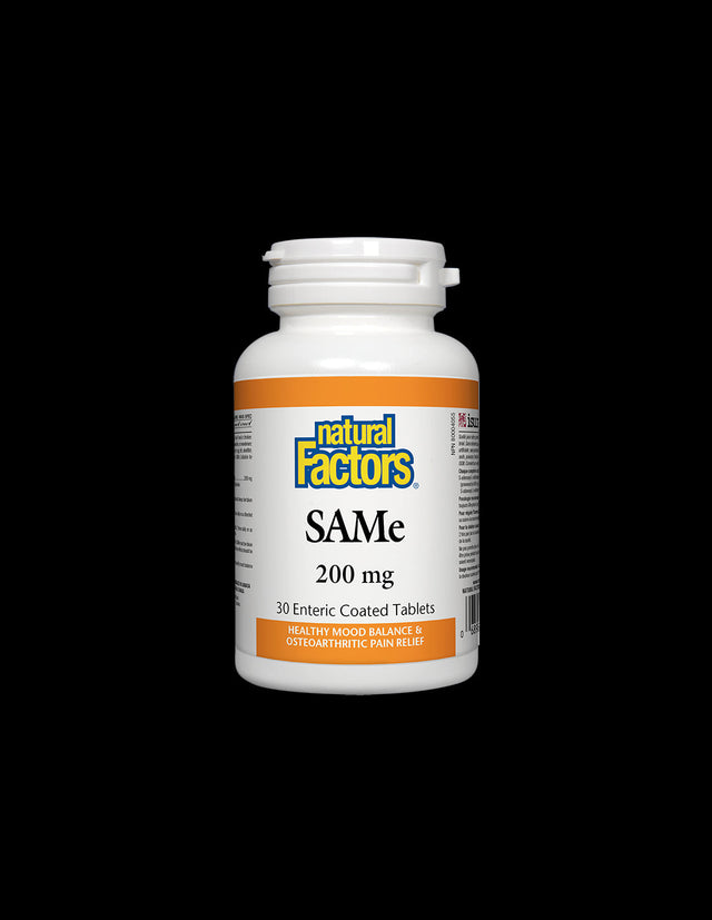 SAMe (S-Adenosyl-L-Methionine)/ САМе 200 mg х 30 таблетки Natural Factors - Feel You