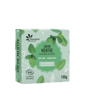 Soap with mint, 100 g Fleurance Nature - Nutra Best Europe