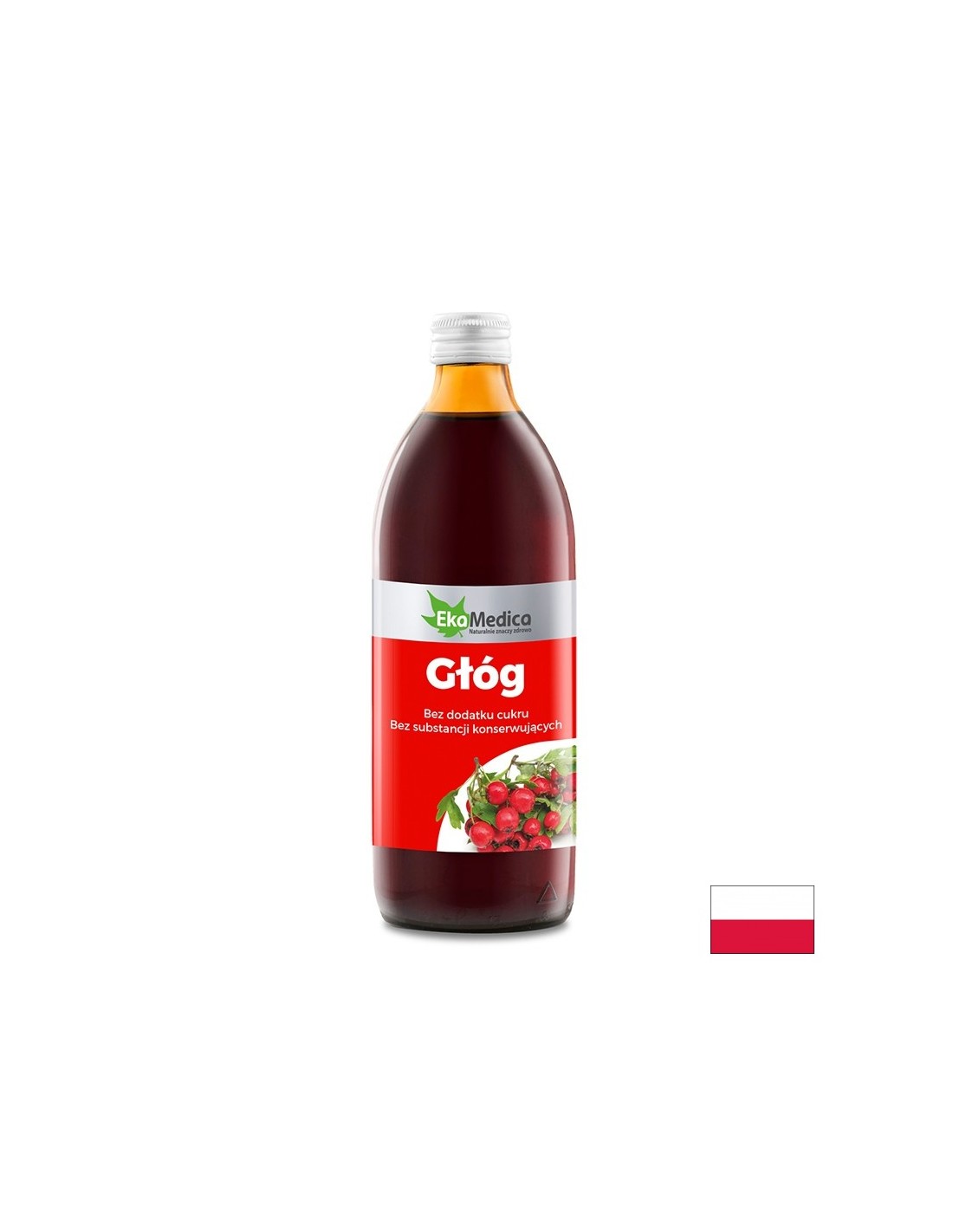 Cardiovascular system - Hawthorn + Vitamin C, syrup 500 ml EkaMedica