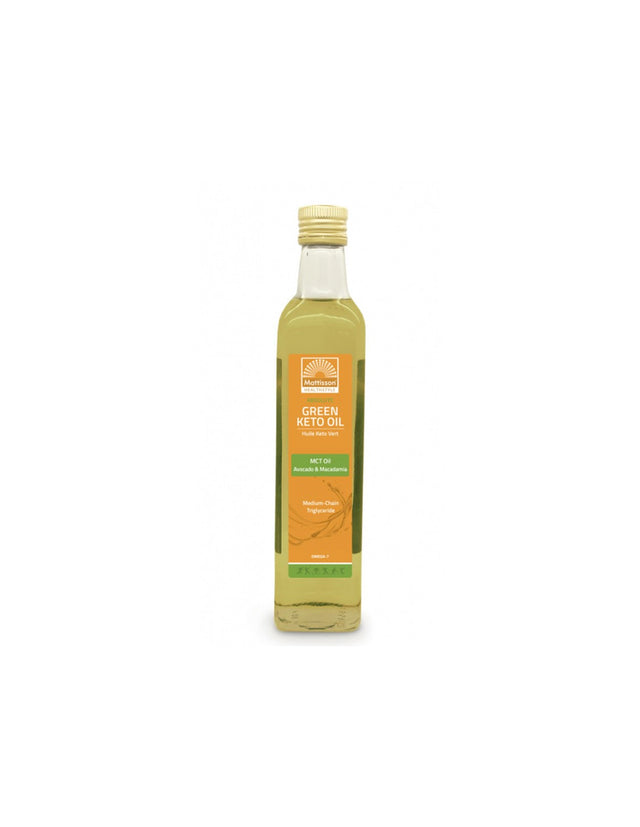 Сърдечно съдова система - Масло Green Keto Oil - MCT, Авокадо и Макадамия, 500 ml Mattisson Healthstyle - Feel You