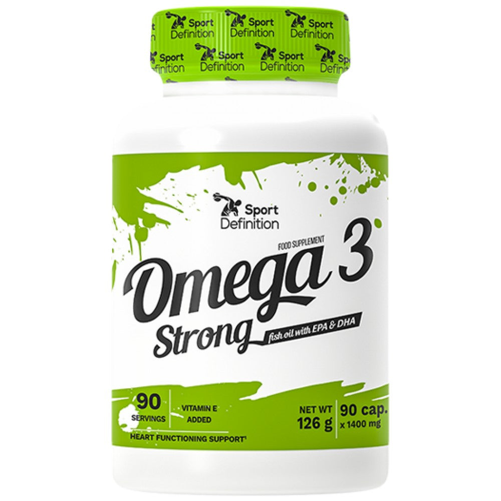 „Omega 3 Strong“ - 90 gelio kapsulės