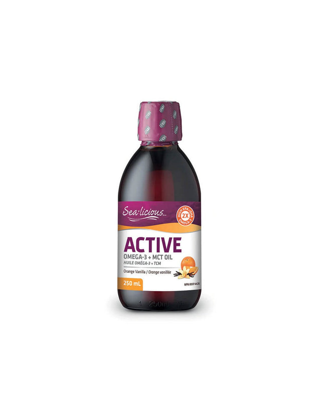 Sea-Licious® Active Omega-3 | Vitamin D3 & MCT Oil - 250 мл - Feel You